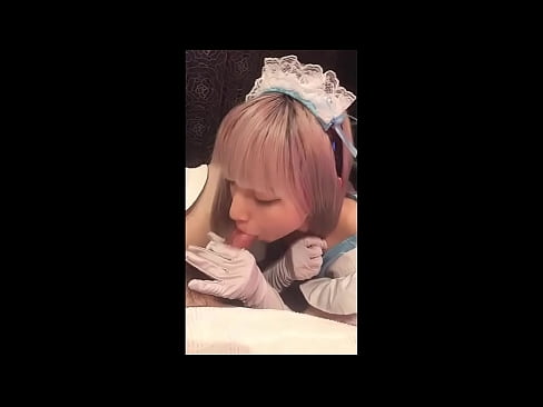 ❤️ Јапански идол [маиука], костим француске собарице, први део, пушење и дркање са лосионом ❤ Порно код нас sr.verhentai.ru ❌❤